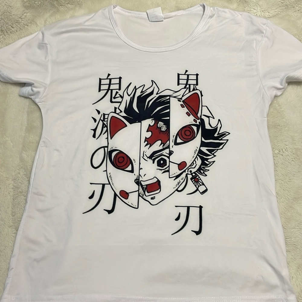 White Demon Slayer Shirt